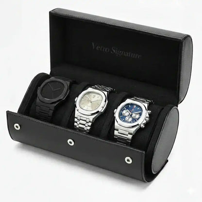 VETRO Collection – 3 Timepieces + Gift Case